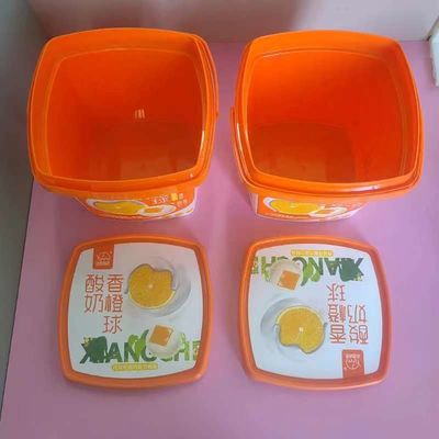 Contenedor de almacenamiento de calidad alimentaria de 1 litro de 750 ml con tapa