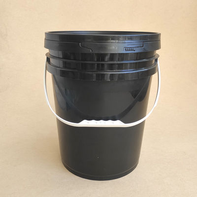1.0-2.5 mm de espesor GAP/ISO/FDA Se aprueba el cubo de plástico para pintura en 5L 10L 20L 25L 30L