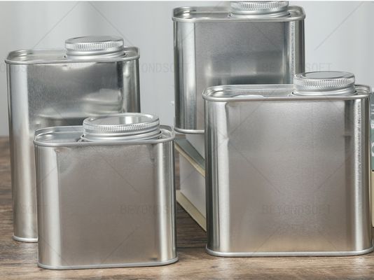 1L-5L latas redondas de metal perfectas para la pintura y salsa con o sin mango