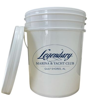 Cubo de pintura sellado de 10L con transferencia de calor de pantalla de seda de impresión o IML y accesorios