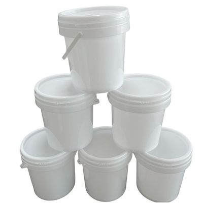 Solución de distribución de pepinos en recipientes de alimentos personalizados de plástico redondo de 5 litros