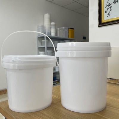 Contenedor de almacenamiento de detergente en cubo con impresión IML y certificación GAP/ISO/FDA