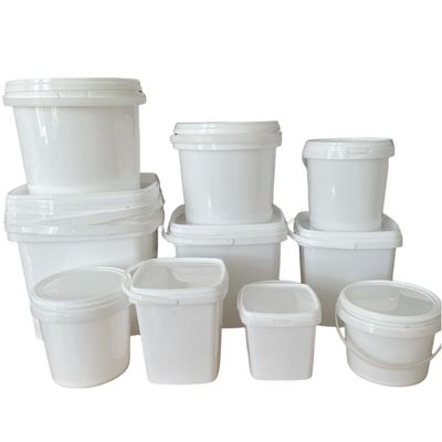 Contenedor de almacenamiento de detergente en cubo con impresión IML y certificación GAP/ISO/FDA