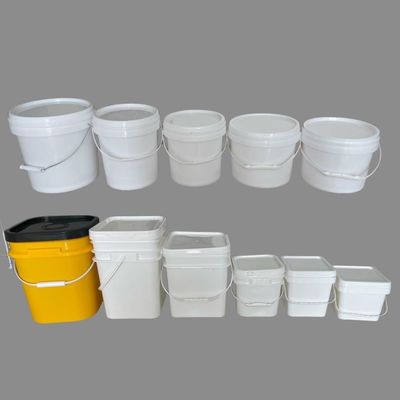 Personalizar pepinos baldes de seguridad alimentaria 2L 3L 4L 5L 10L 5L 5Gallon 7 galones balde de plástico con tapa sellada