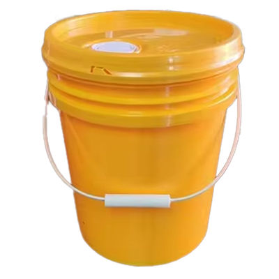 Cubo de plástico de 5 galones de grasa personalizado con mango de tapa e impresión de transferencia de calor