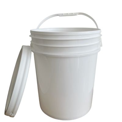 Personaliza el contenedor de cubo de plástico redondo de polipropileno 20L 25L para encurtidos y duradero