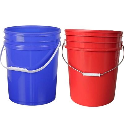 Personaliza el contenedor de cubo de plástico redondo de polipropileno 20L 25L para encurtidos y duradero