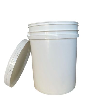Contenedor de semillas de 5 galones de cubo con accesorios, manija de tapa y diseño transparente