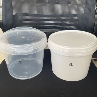 Bucket de plástico de tapa fácil de abrir y cerrar en tamaños 3L-25L para aplicaciones personalizadas