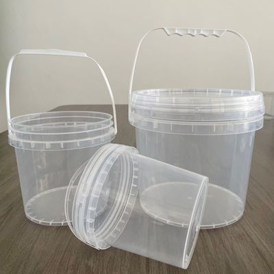 Balde de plástico impreso de 15L o 18L HDPE IML para productos de limpieza multipropósito personalizados