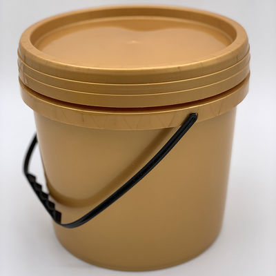 Balde de plástico de 5 galones con tapa de boca para alimentos y tecnología de impresión avanzada