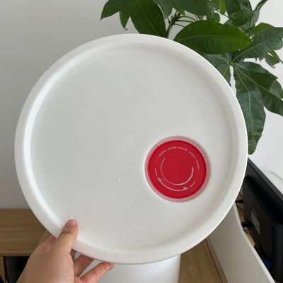 Balde de plástico de 5 galones con tapa de boca para alimentos y tecnología de impresión avanzada