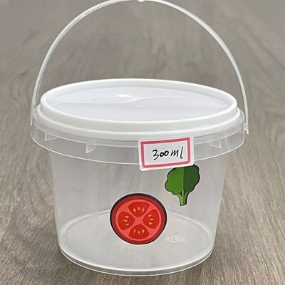 Precios de fábrica Cubo de plástico 1L 2L 3L 4L 5L Contenedor de alimentos