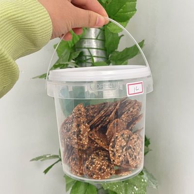 Precios de fábrica Cubo de plástico 1L 2L 3L 4L 5L Contenedor de alimentos